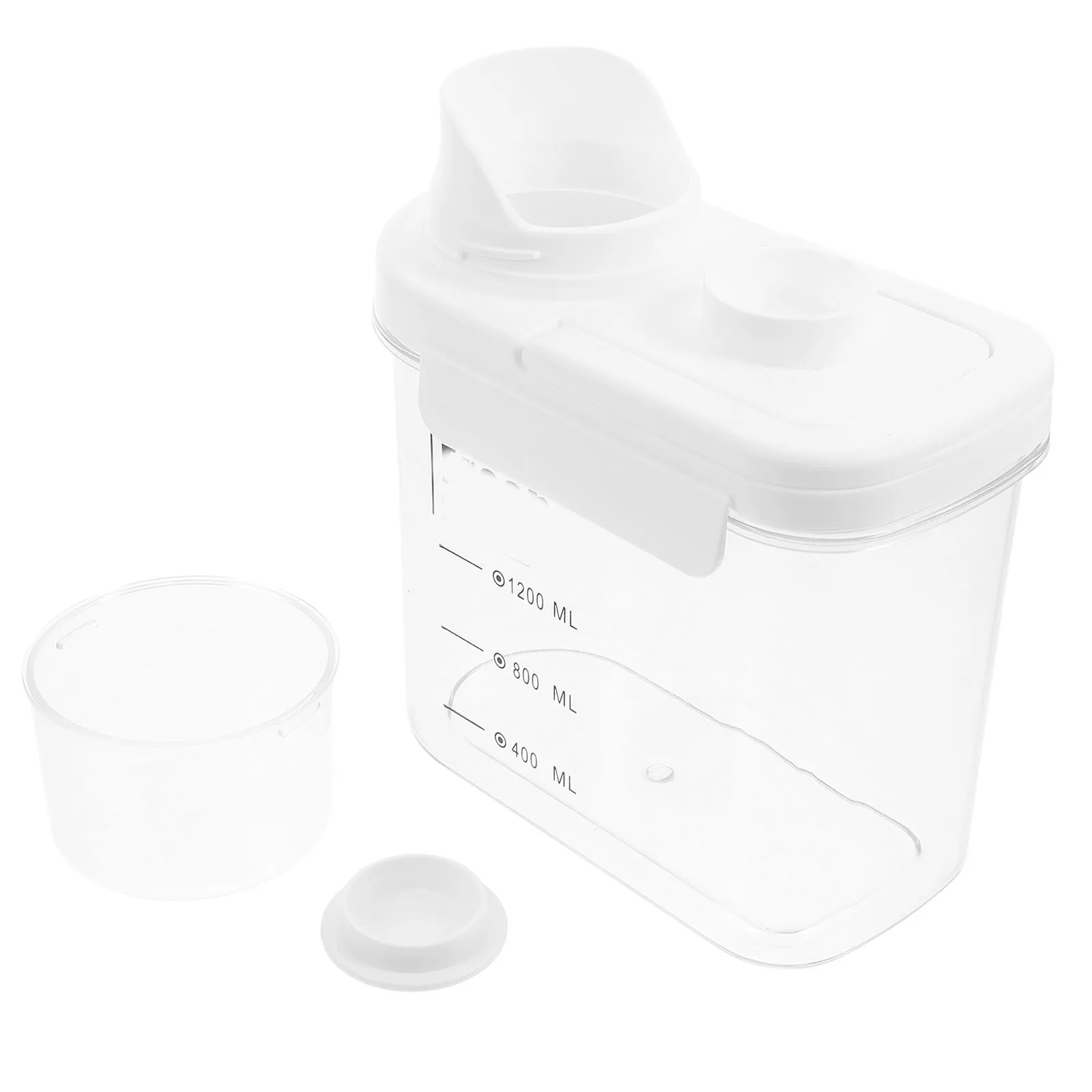 

Airtight Kitchen Rice Storage Container Large Capacity Clear Plastic Grain Dispenser Bucket Food Organizer Storage Box for Dry