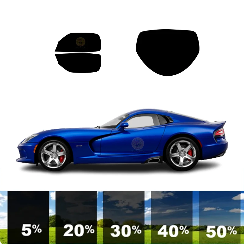 

precut Removable Window Tint Film For Car 100% UVR 5%-70%VLT Heat Insulation Carbon ﻿For DODGE VIPER 2 DR COUPE 2006-2011