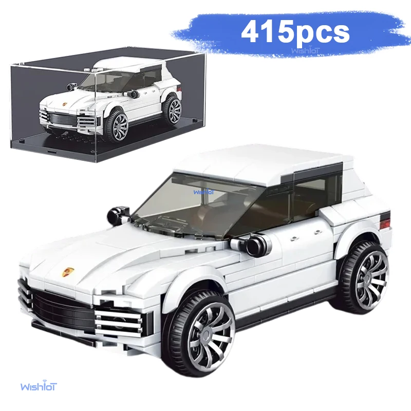 Mould King 27025 Rennwagen, pädagogisch, 415 Stück, Blöcke, Bau, Briketts, Bausteine, für Kinder, erweiterte Geburtstagsgeschenke, Spielzeug