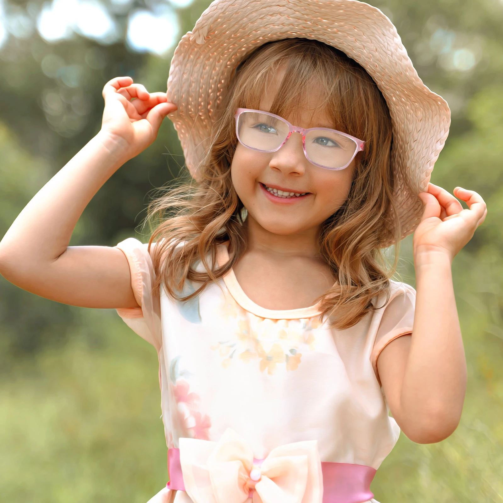 

Stylish Compact -Ray Kids Glasses Durable Foldable For Daily Use Study Children Eyeglass 4-13 Years Old Reusable Kids