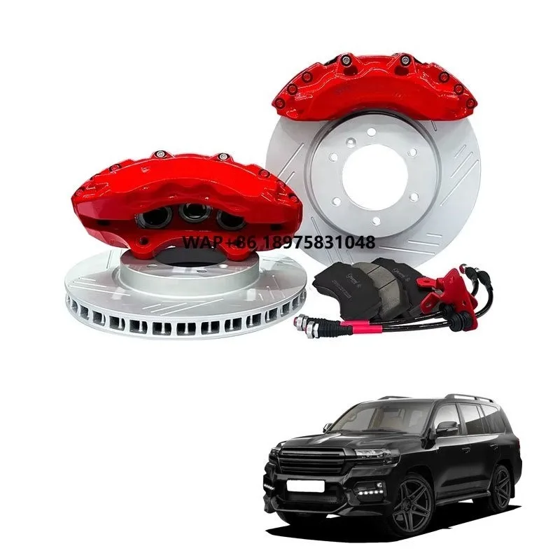 

High Performance Manufacturer Caliper Pads Discs 6 Piston Aluminum Front Big Brake Kit for Land Cruiser LC200