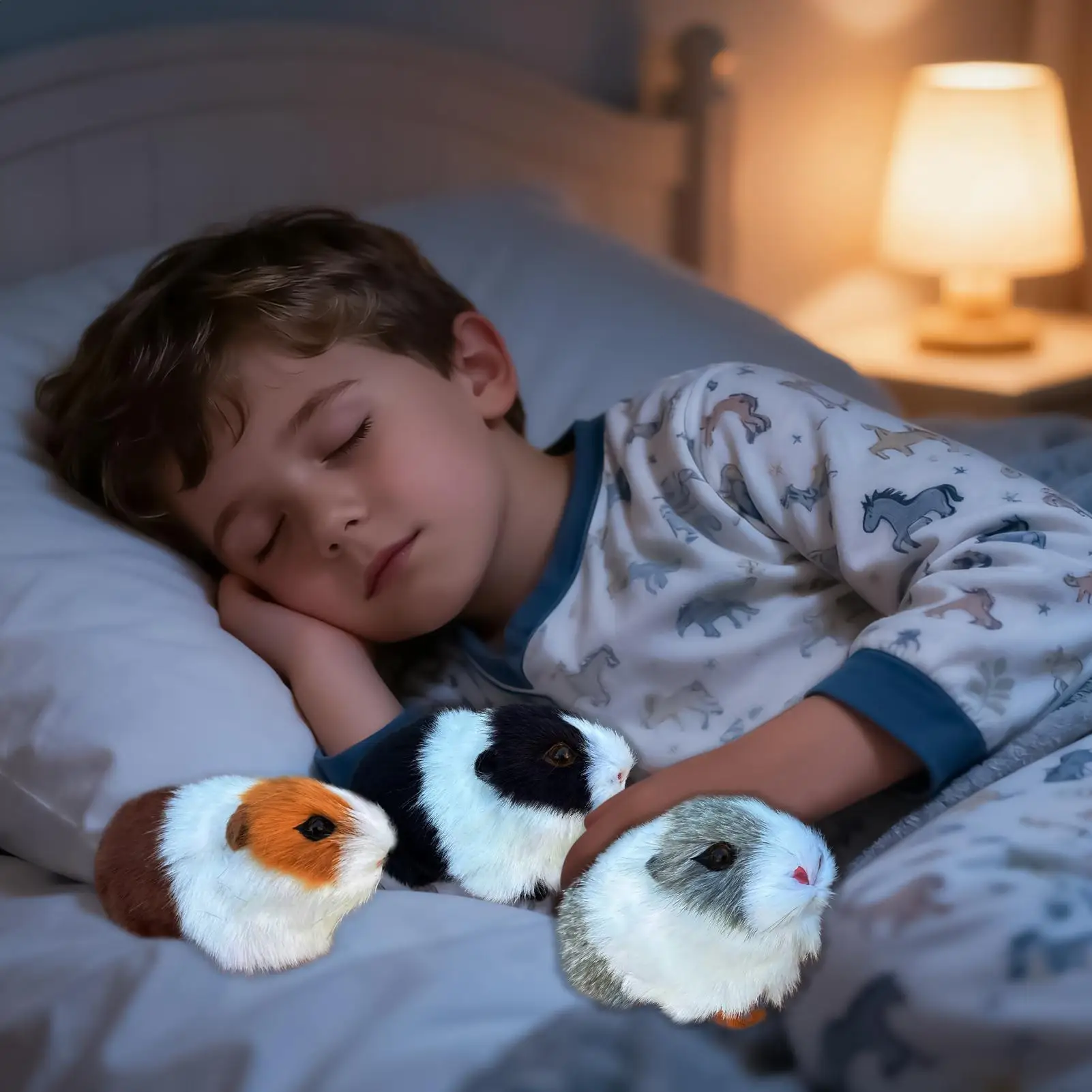 Gevulde hamster Realistische schattige zachte knuffelpop Leuke hamster pluche knuffeldier voor metgezel Comfort Kids Pet Lovers