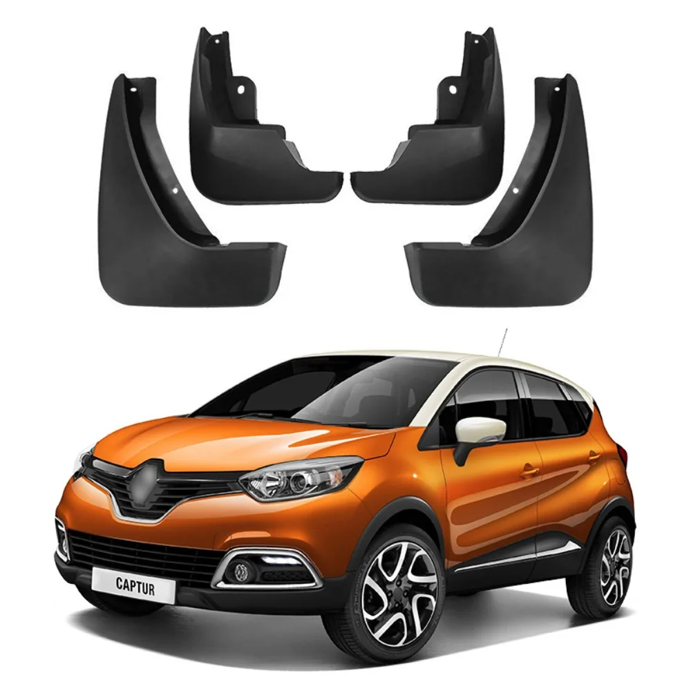 4x Tyre Mudflaps Mudguards Fit for Renault Captur 2013-2019 2014 2015 Mudguards Tire Fenders Mud Flaps Wheel Guards Accessories