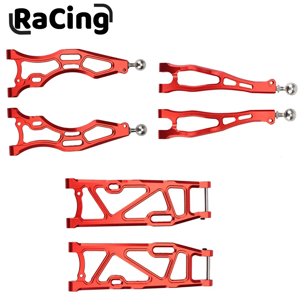 

6Pcs Metal Front and Rear Suspension Arm Set For ARRMA 1/8 KRATON Notorious Outcast Talion RC Toys Car Upgrade Parts Accessories