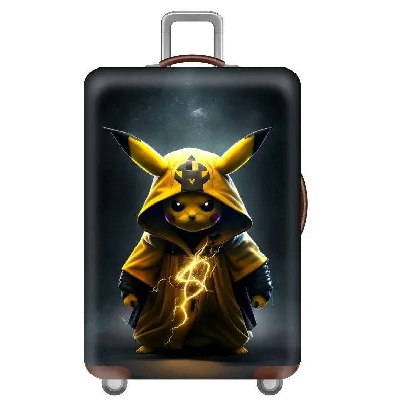 Pokemon Pikachu Luggage Cover Protective Suitcase CoverTravel The Word Suitcase Protective Covers Cartoon Trolley Case 18-32inch