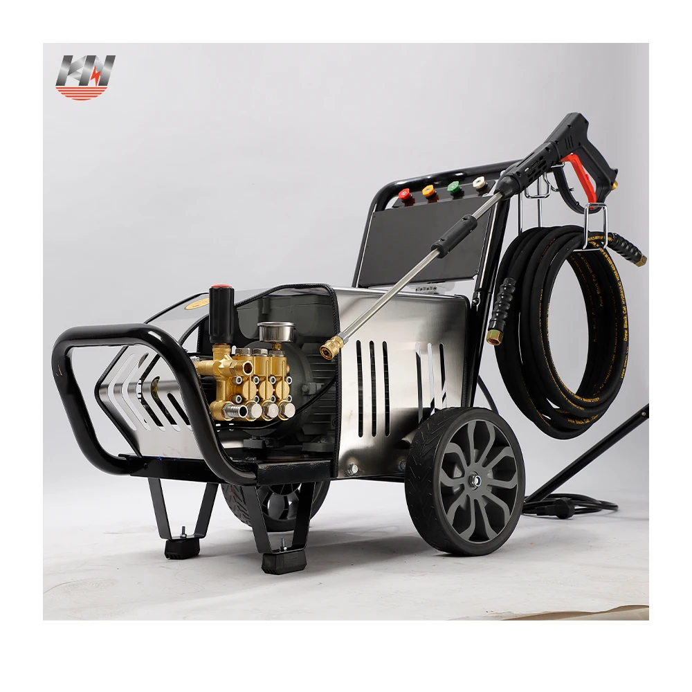 High Pressure Cleaner 300Bar/4350Psi 10Hp Car Washer Heavy Duty Power Washer Industrial Electric High Pressure Washer Machine