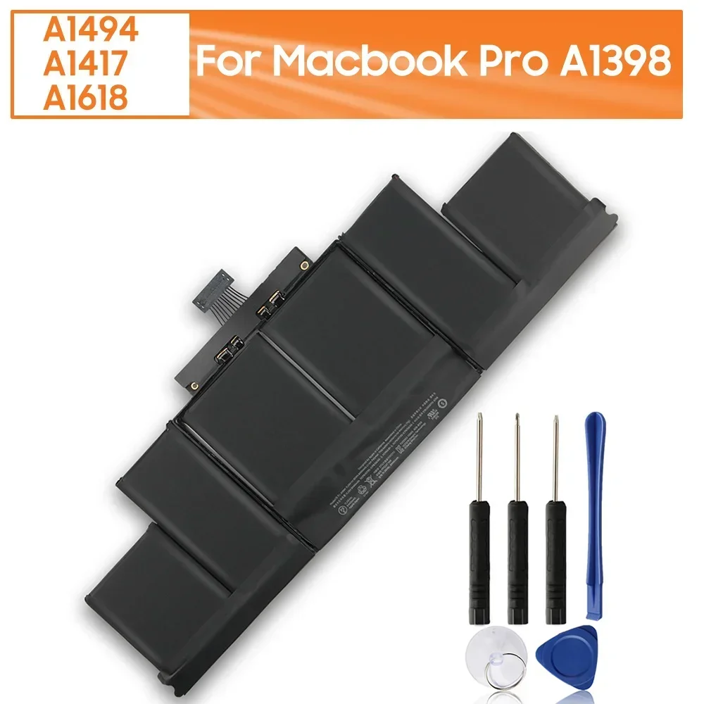 Replacement Battery A1494 A1417 A1618 For Macbook Pro A1398 MC975 MC976 MacPro