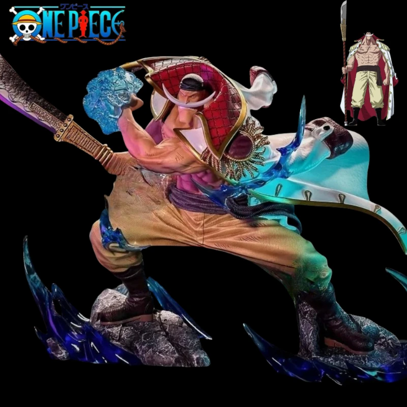 

New One Piece Edward Newgate Boy Personality Cartoon Anime Peripherals Fighting Posture Statue Figure Model Ornament Toy Gift