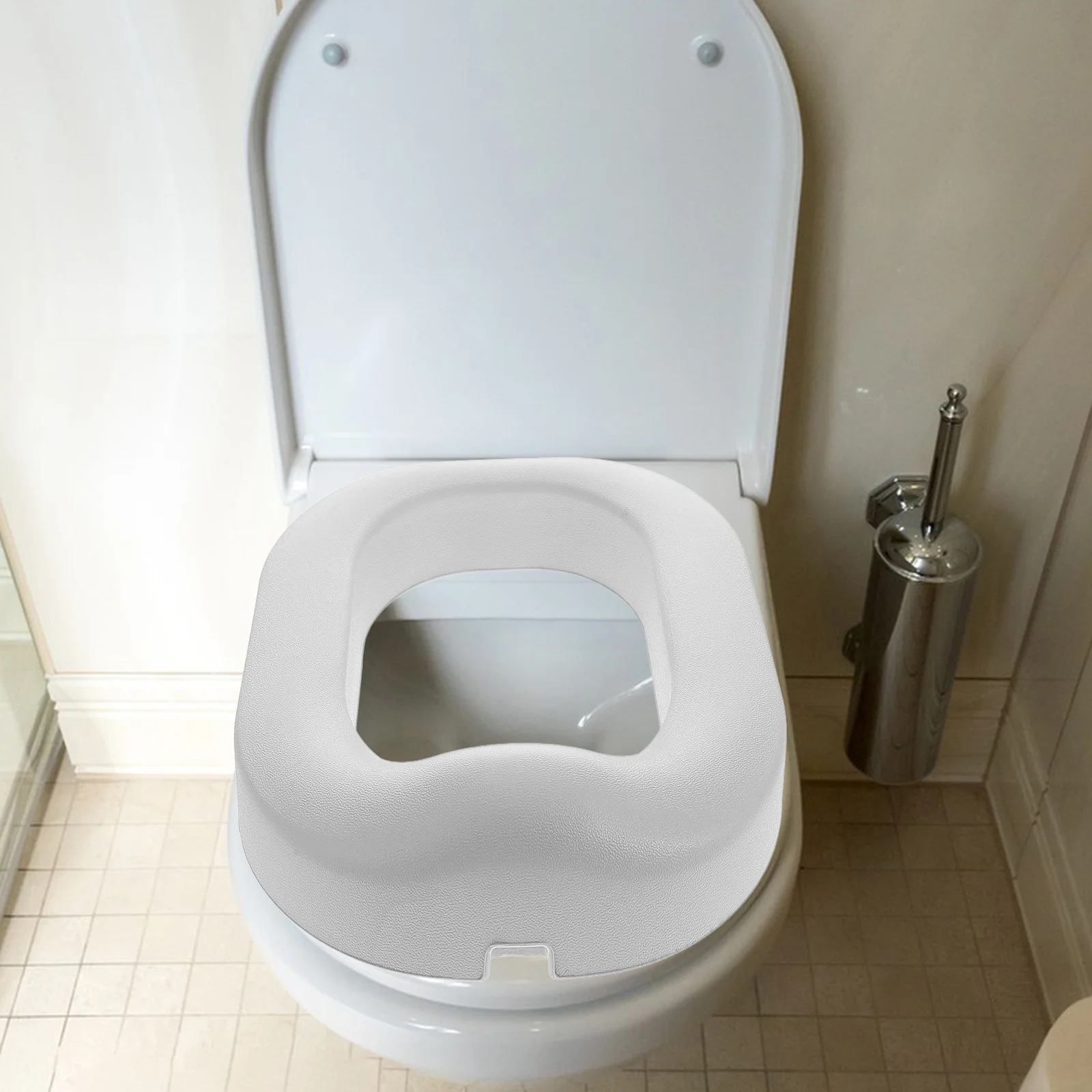 وسادة مرحاض من البولي يوريثان مقاومة للماء وناعمة ومريحة للتدريب على المرحاض للأطفال قابلة للتعديل ومتينة للاستخدام في الحمام وقابلة لإعادة الاستخدام #6