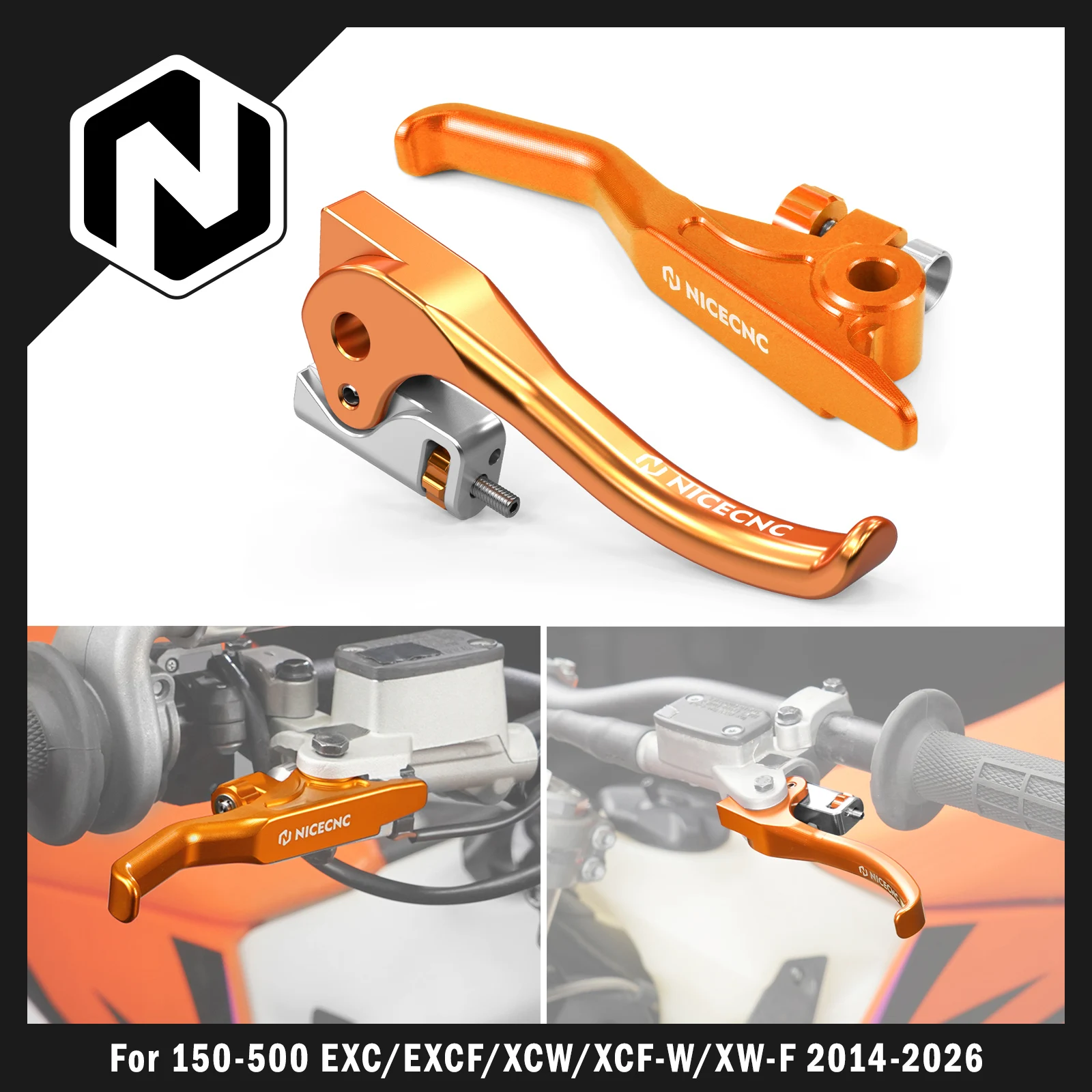 Nicecnc Manete Curto Freio Embreagem KTM EXC SX