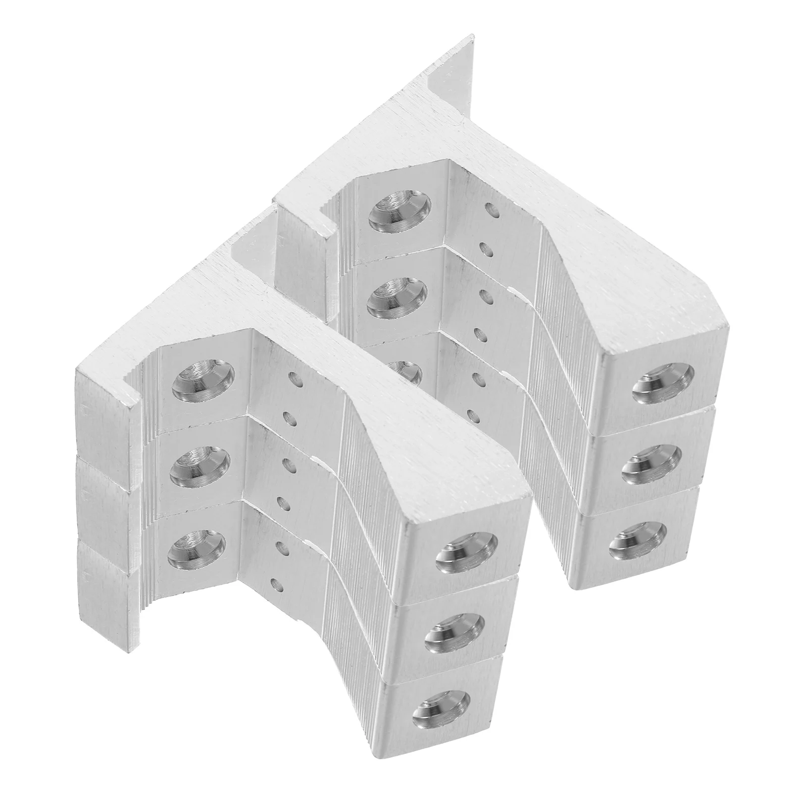 6pcs Aluminum Alloy Floor Repair Kit For Wooden Floors Durable Stabilization Set Eliminate Squeaky Sounds Natural Finish Easy