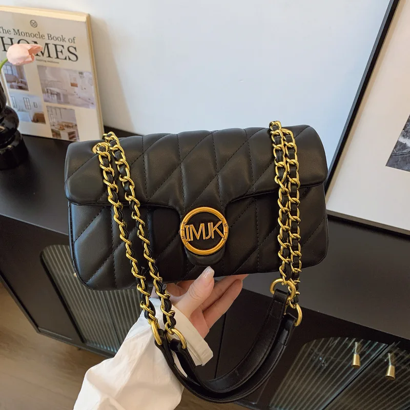 

2026 New Women’s Niche Luxury Mini Square Bag Fashion Chain Shoulder Crossbody Armpit Bag Elegant Minimalist Versatile for Daily