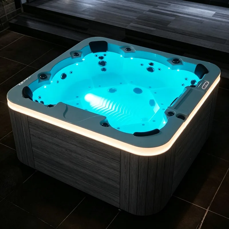 Luxury Jacuzzi Bathtub Deals Outdoor Spa Hot Tub Big Massage Whirlpool Bathtub Hydrotherapy with Special Color for Garden Villa