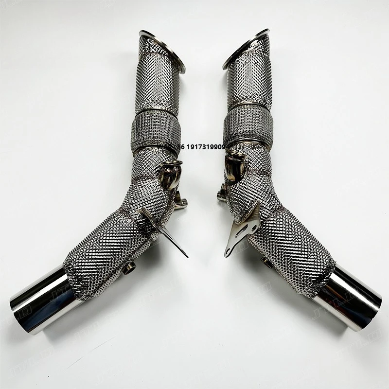 

Stainless Steel Exhaust Downpipe for SF90 Straight Pipe with Heat Shield