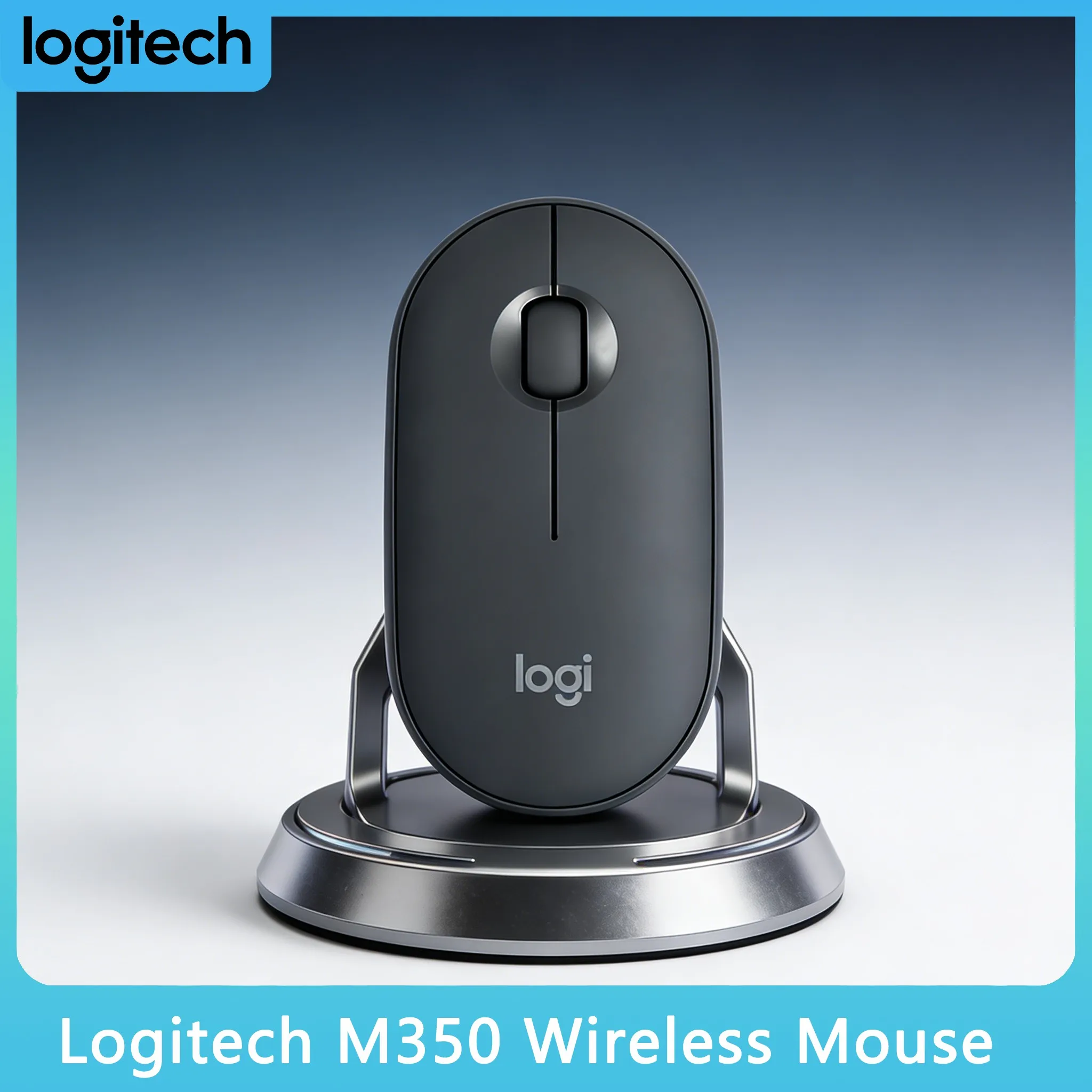

Беспроводная мышь Logitech M350 для ноутбука, ультрапортативная, с двумя режимами работы