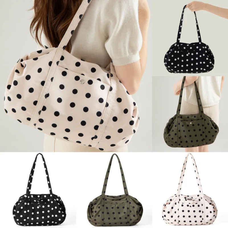 

Wave Point Bag Y2K Design Tote Bag Korean Commuter Versatile Travel Handheld High Capacity Shoulder Bag Crossbody Bag Gifts New