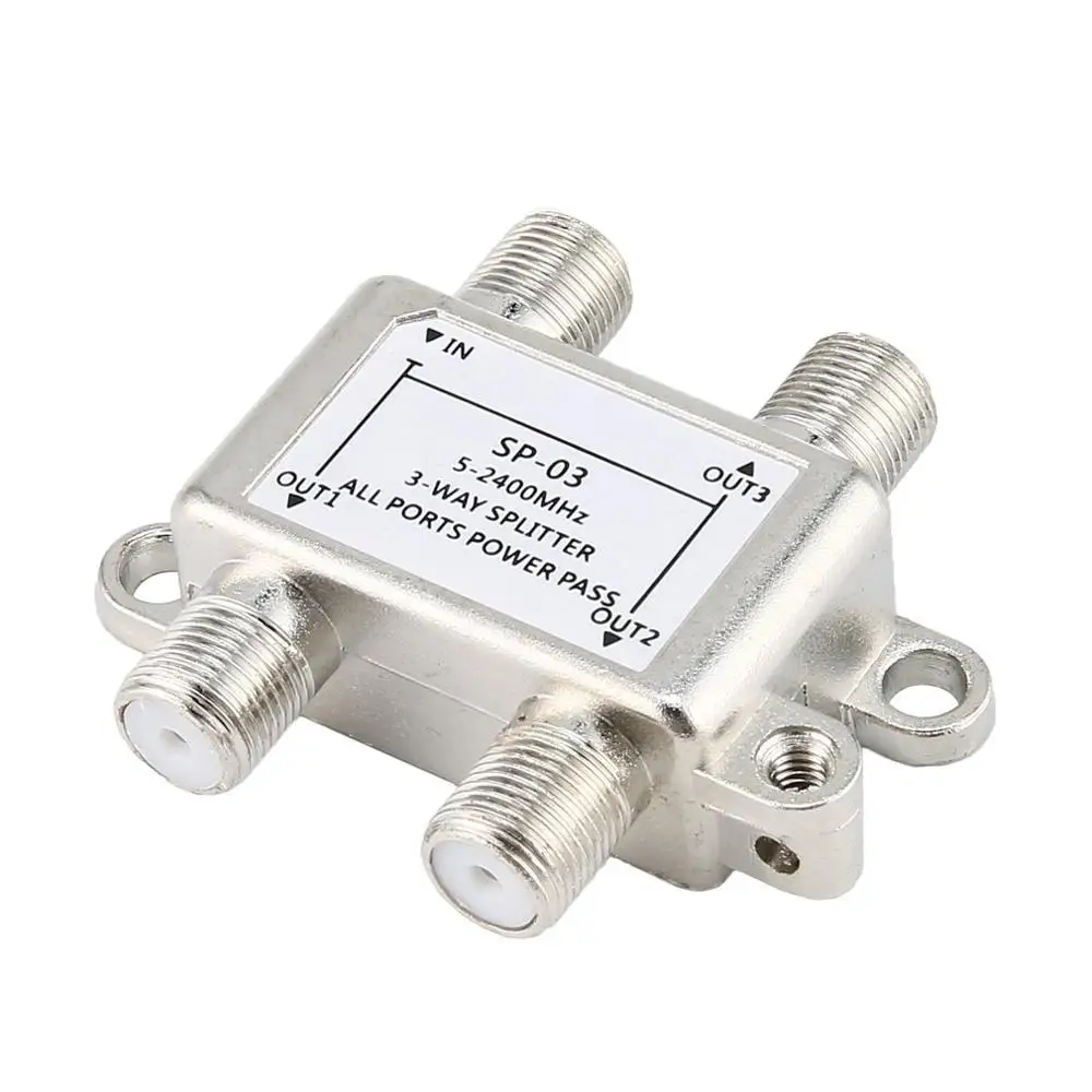 Kleine Satelliet Power Splitter 3-Way Splitter Drie Power Splitter JS-SP03 Splitter Splitter
