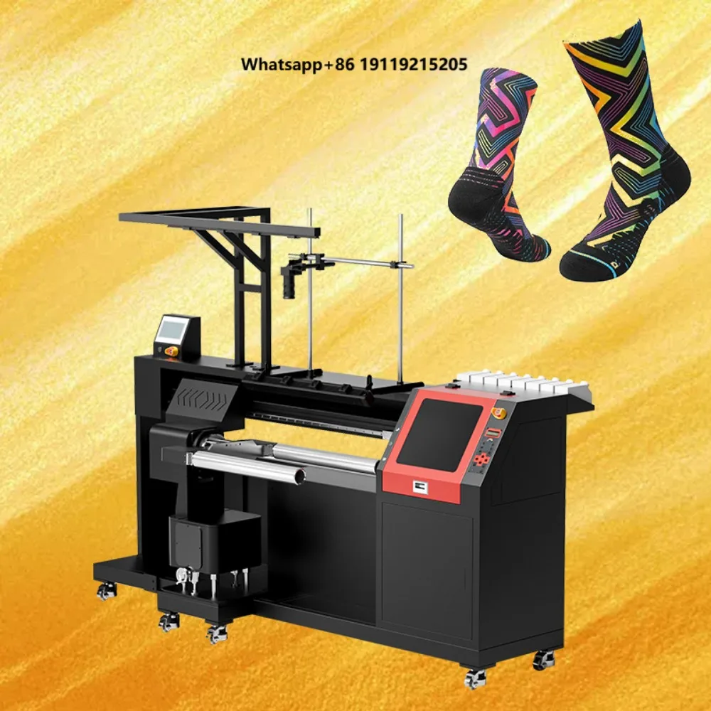 Industrial Grade Automatic Socks Printer 360 Seamless Digital Printing Equipment