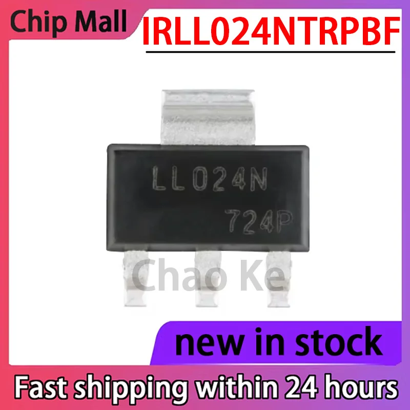 5PCS IRLL024NTRPBF Package SOT-223-4 N-channel 55V/3.1A Field-effect Transistor (MOSFET)