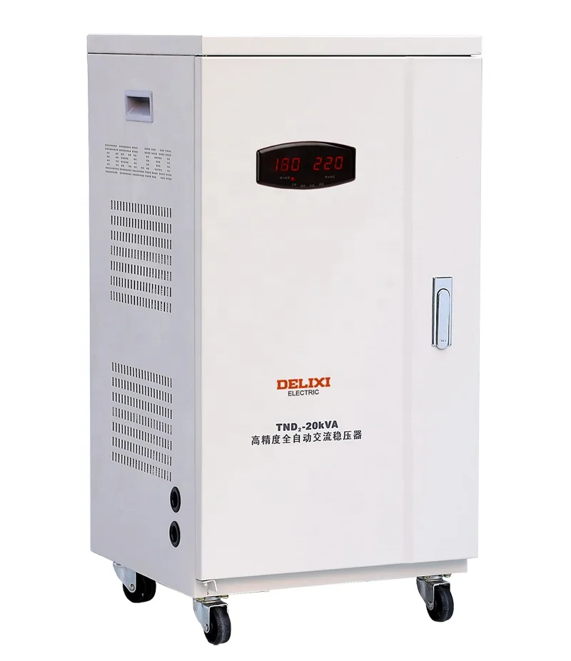 Automatic Voltage And Current Regulator 220v AVR+Regulator 1KVA~30KVA 3000W 5000W Stabilizer Copper Regulator High Precision