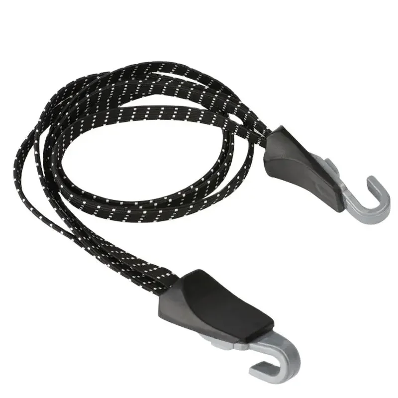 1PC Bicycle Luggage Rope Mountain Bike Elastic Straps Cord Hooks Strong elasticity Convenient to carry Outdoor Tensioning Belts