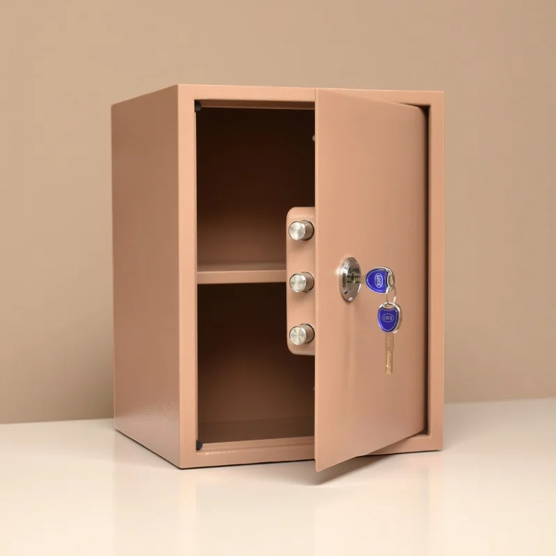 Household Small Invisible Anti-theft Elderly Key Safe Mechanical Lock Office Safe Vintage Safe Deposit Box view 2