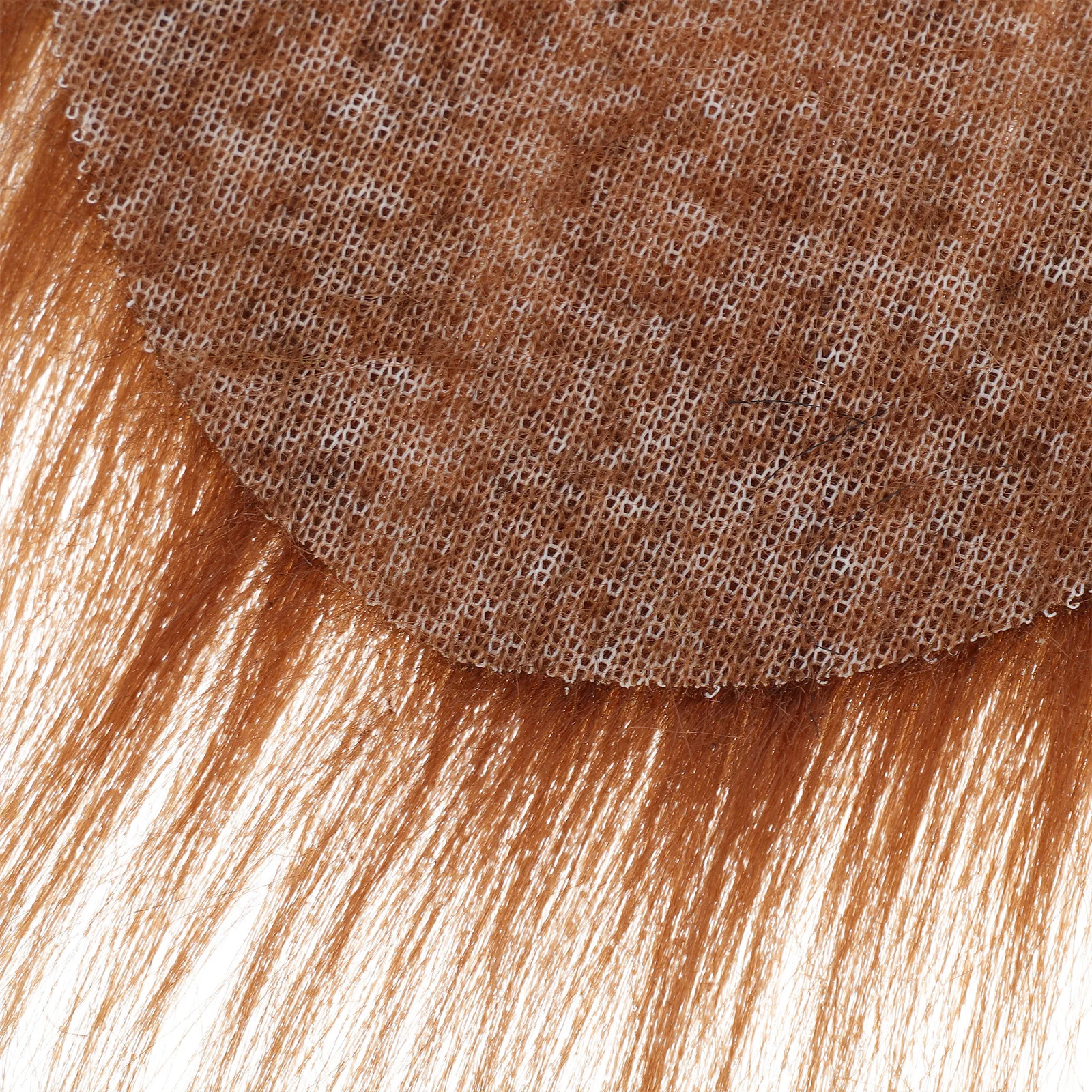 Barba finta da 2 pezzi: barba da festa in poliestere leggero per costume cosplay di Halloween Accessorio per travestimento da uomo realistico marrone