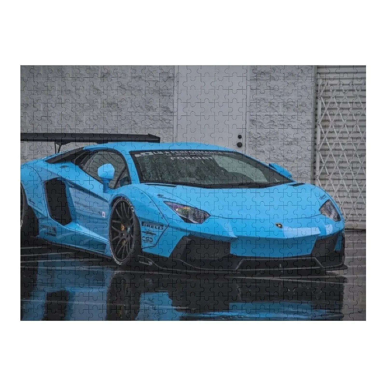

new blue car Jigsaw Puzzle Children Custom Wooden Gift Iq Puzzle