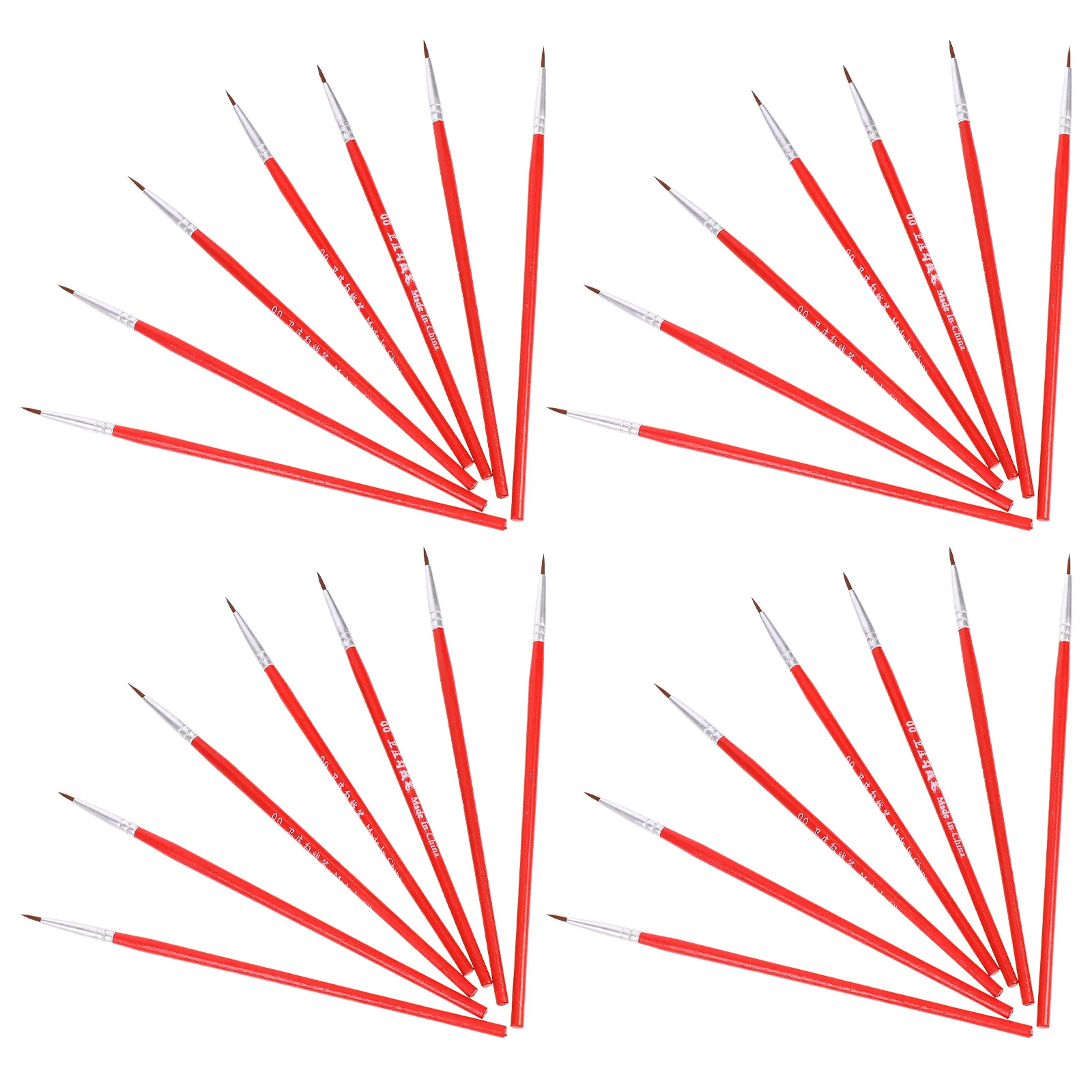 

100Pcs Nylon Hair Oil Painting Brushes Set for Acrylic Watercolor Nail Art Detail Use Paint Brush Painting Brush