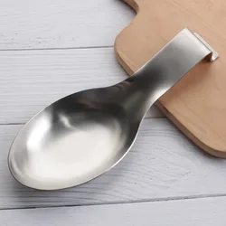 Stainless Steel Spoon Rest-Spatula Ladle Holder Tray Spoon Spoon Mat Thicker Tray Spoon Mat Spoon Rest