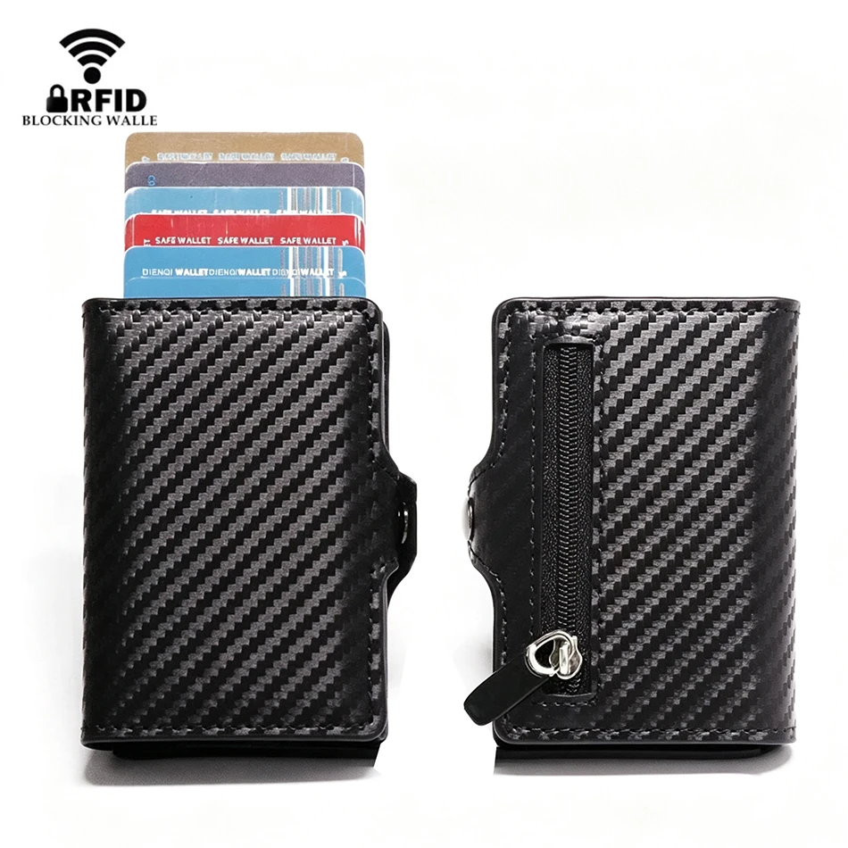 Anti Thief Rfid Credit Card Holder Wallet Men Women Smart Minimalist Wallets Slim Bank Cardholder Case Bag Purse Carteras Choice