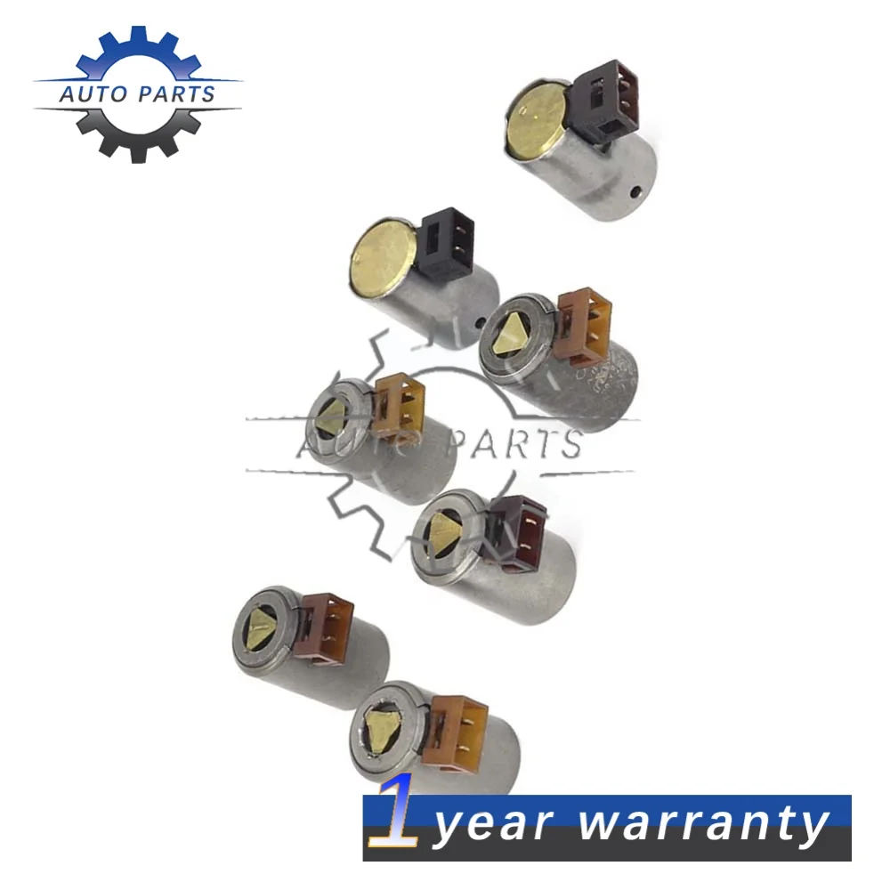 7 PCS Original 01M Transmission Solenoid Kit 095927333 For Audi VW Beetle Bora Cabrio Golf  Passat Jetta 095927331A
