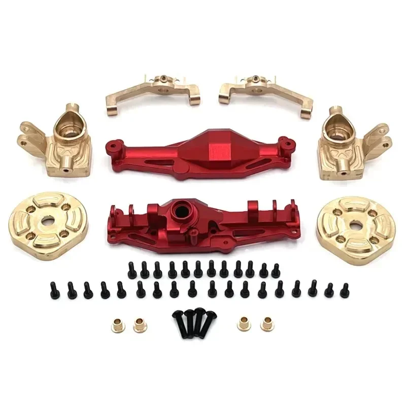 

Front and Rear Axle Shell Brass Cup C-seat Axle Cover for Hyper GO MJX H12Y H12+ Metal Upgrade Parts RC Crawler Car Truck Buggy