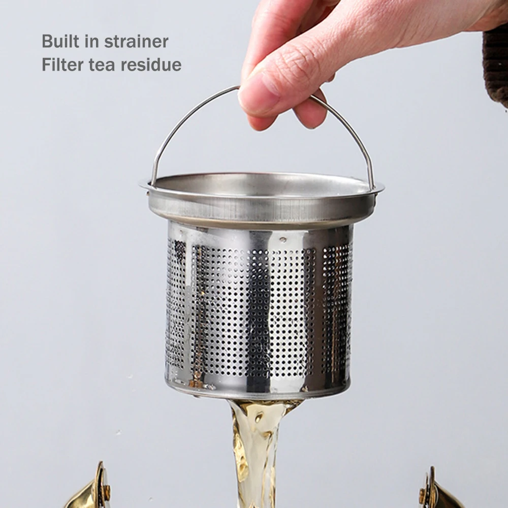 China-Chic Style Stainless Steel Kettle with Tea Strainer, Boiling Water Kettle, Induction Cooker Gas Universal Flower Teapot - view 6