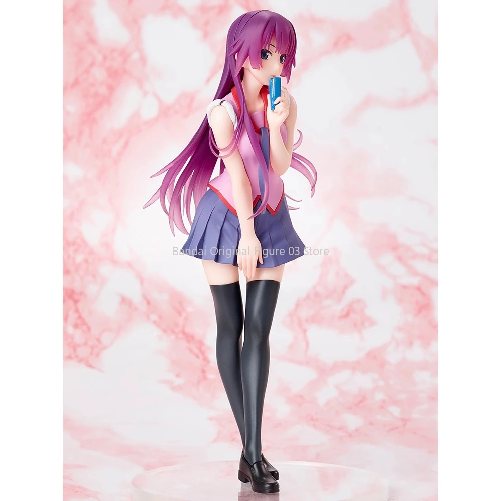 Origina l Shimonuine TAITO Zoku Owarimonogatari 18cm Senjougahara Hitagi PVC Ac Chion Figuren Koc Chion Model Toys Dropshipping