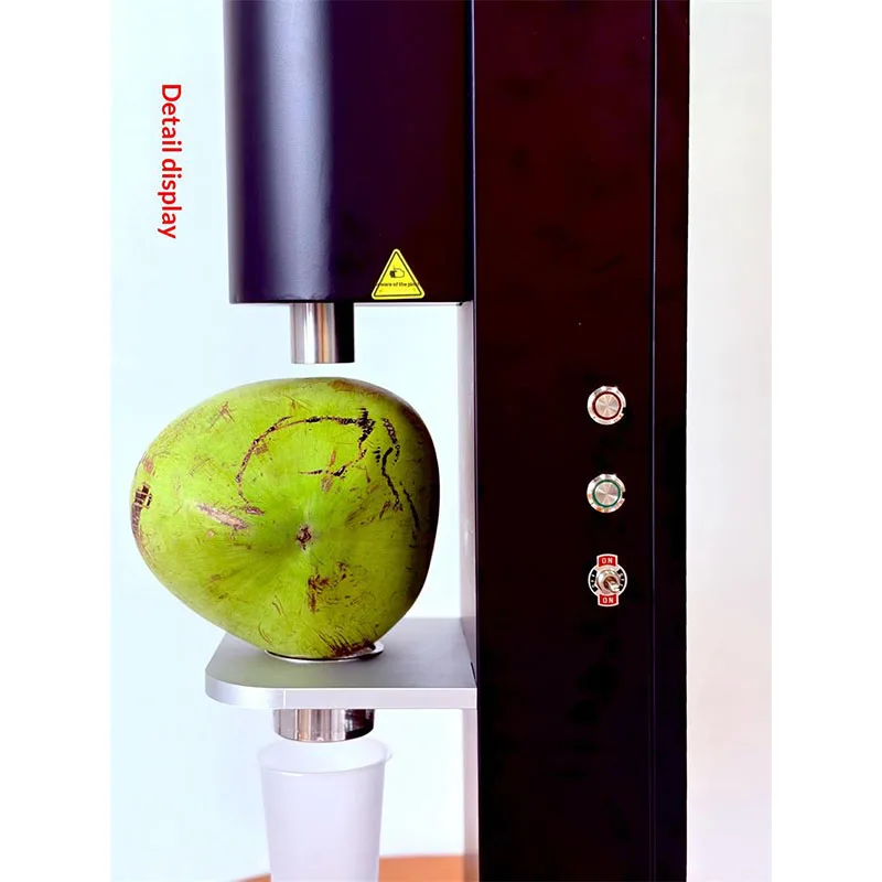 Commercial Green Coconut Opening Holing Machine Small Automatic Fresh Coconuts Hole Punching Machines