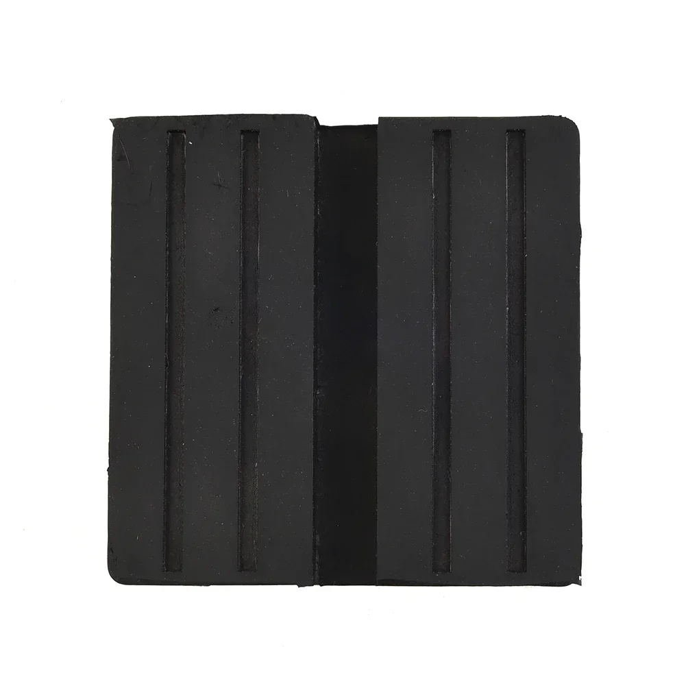 Car Lift Jacks Stand Rubber Pads Black Rubber Slotted Floor Jacks Pad Frame Rail Adapter Jacks Pad Auto Repair Kit 70x70x25mm