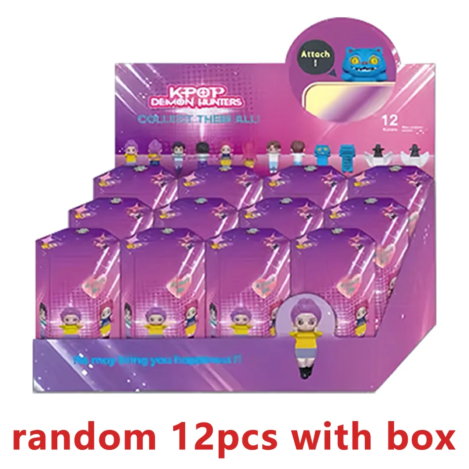 Nueva serie de figuras de cazadores de demonios Kpop, caja ciega Derpys Tiger Rumi Mira Zoey Sussy, Mini estatuilla, decoración para teléfono, modelo regalo de Navidad