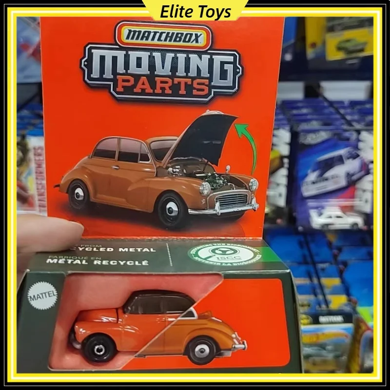 

Матч-коробка, движущиеся детали серии 1956 Моррис Minor FWD28, металлический масштаб 1:64, литая под давлением мини-модель автомобиля, коллекционная игрушка, подарок для мальчиков