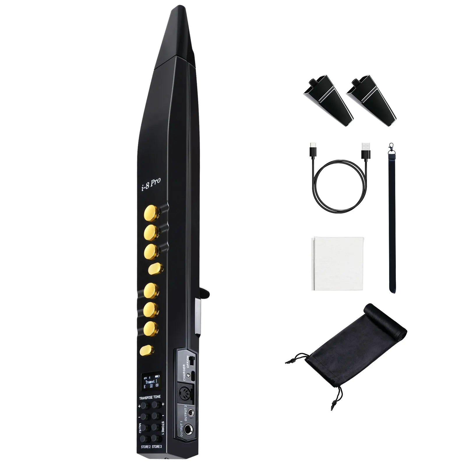 

Miniature Electric Blowpipe Electronic Saxophone Flute Digital Wind Instrument