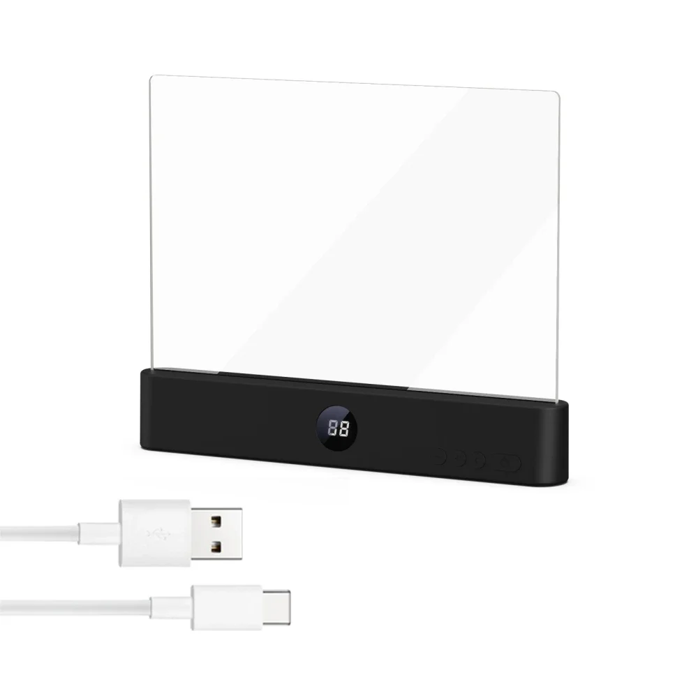 LED Flat Panel Book Light USB Opladen Oogbescherming Nachtzicht Leeslamp voor studenten Binnengebruik 2-in-1 nachtverlichting