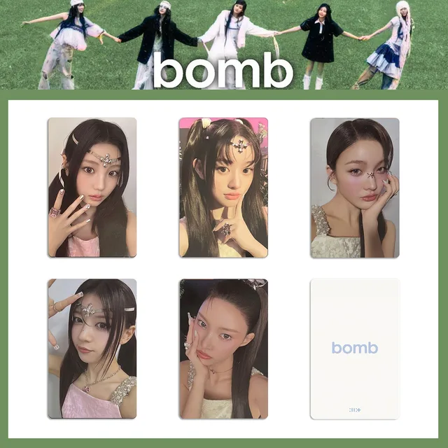 ILLIT Album Bomb Photocards GIIIT Ver Card STAR BOMB Ver Coated