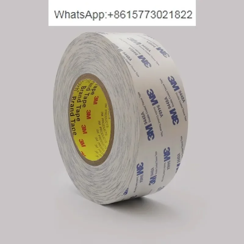 3M9448A white double-sided tape, ultra-thin, super strong,, high temperature resistant, original American seamless tape(10pcs)