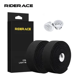 Road Bike Handlebar Tape With 2 Bar Plugs Non-Slip Shock Absorbing Bicycle Bar Tape PU EVA  Soft Comfortable Cycling Accessories