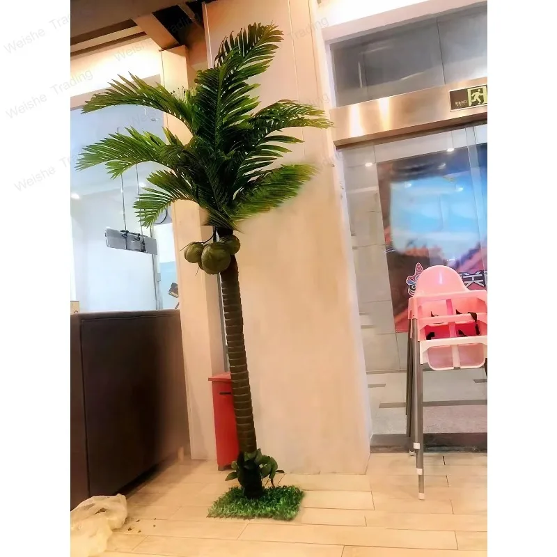 

Simulation coconut tree fake tree indoor and outdoor decorative plants large floor simulation palm landscaping