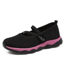 Women Flats Shoes Summer Mesh Sneakers Breathable Casual Shoes Women Loafers Lady Soft Walking Sneaker Boat Shoe Zapatos Mujer