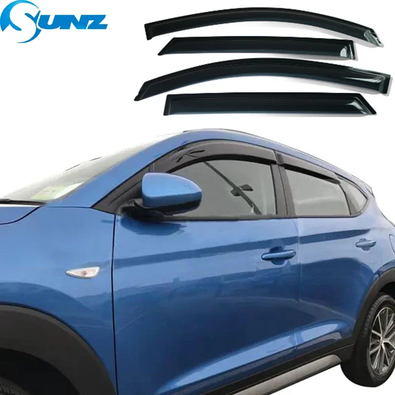 Side Window Deflector For Hyundai Tucson 2015 2016 2017 2018 2019 2020 Car Rain Shield Window Door Visor Rain Guard Wind Shield