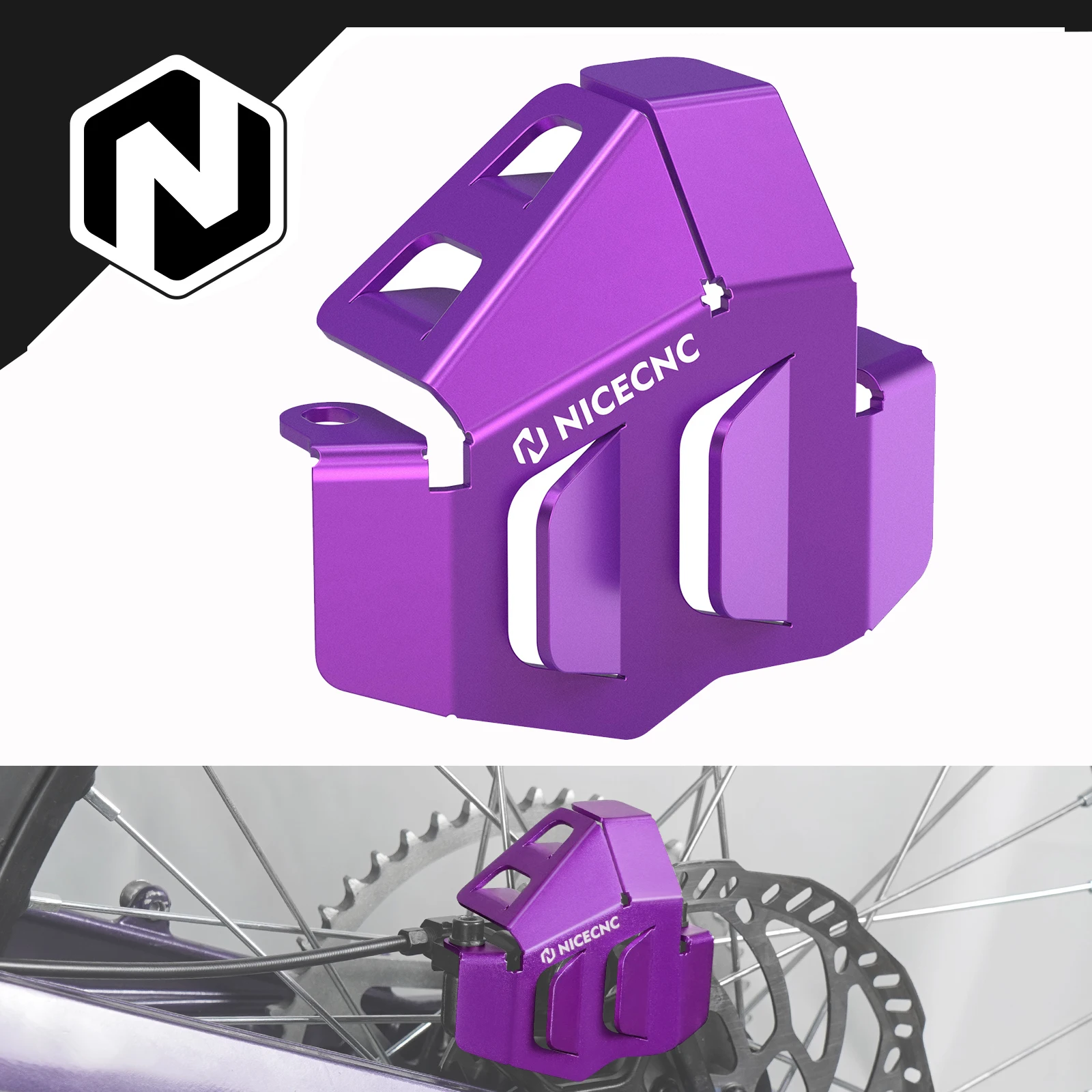 NICECNC لـ Surron light bee X light bee S light bee L1E Segway X160 Segway X260 2024 دراجة كهربائية واقي فرجار الفرامل الخلفي