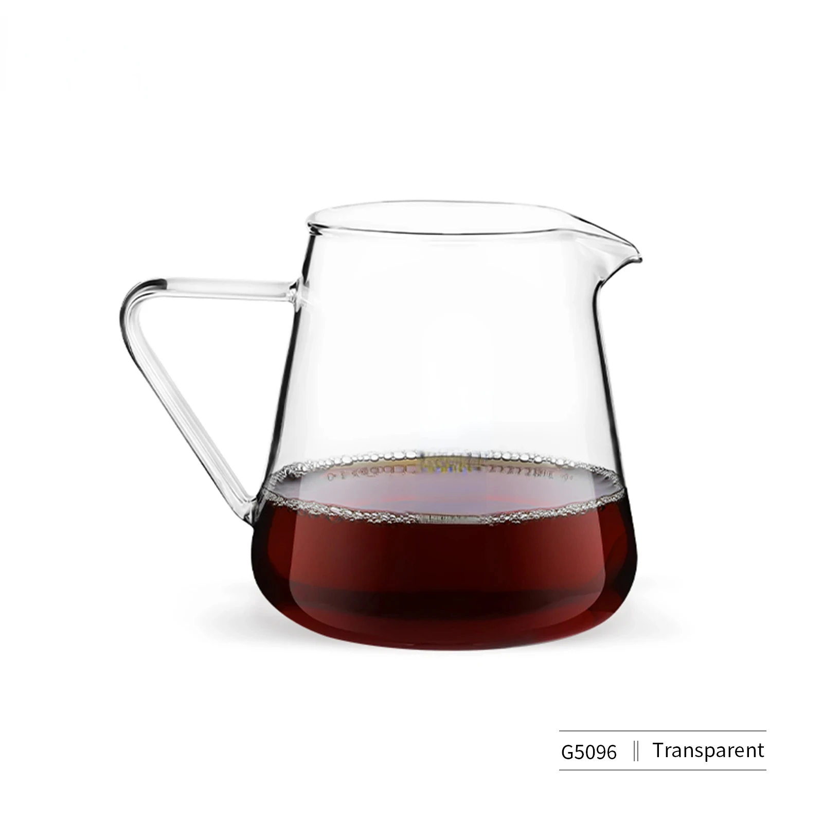 Coffee Server Glass Sharing Pot 500ml With Handle Coffee Kettle Tools Dripping Coffee Hand Brewing Coffee