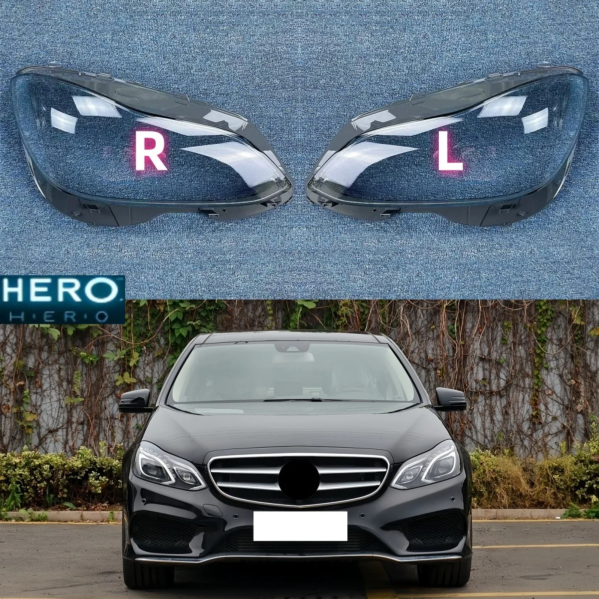 

For Mercedes Benz E Class W212 E200L E260L E280L E300L E350L 2014 2015 Car Accessories Lampshade Cover Replace The Original Lens